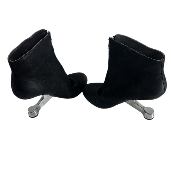 United Nude bootie Eamz Parka in black cut out futuristic art to wear sz 8.5 - Picture 9 of 14